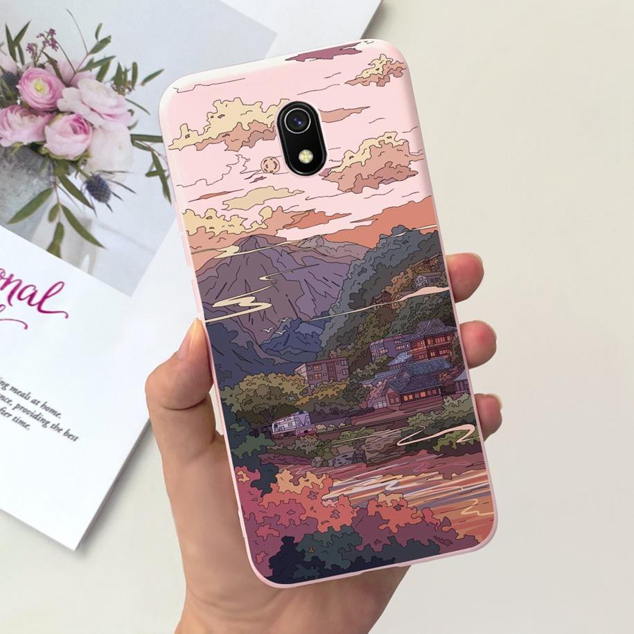 Чехол для Xiaomi Redmi 8 8A Милый Динозавр Тонкий Мягкий Силиконовый Защитный Чехол Для Xiomi Redmi 8A Funda Redmi8 Redmi8A Чехол для Телефона