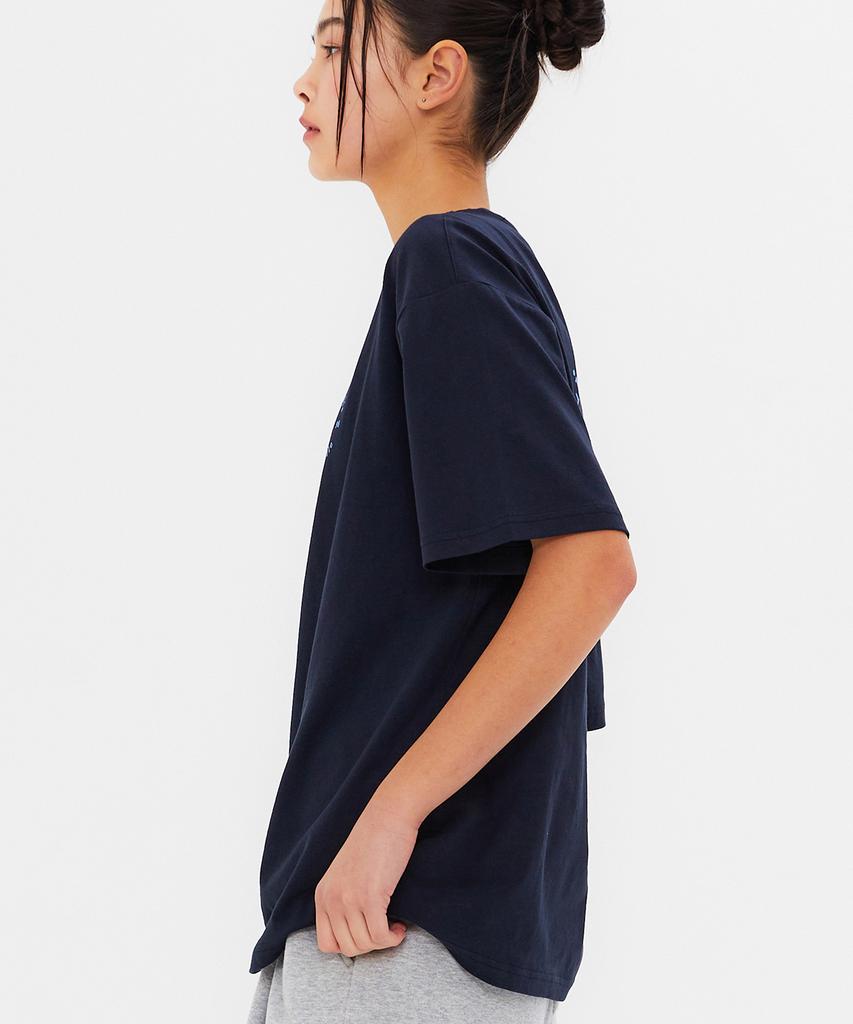 KULTE Circle Palm Tree T-Shirt Navy