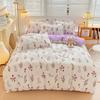 Flower Botanical Duvet Cover Set 3pcs Floral Bedding Set for Kids and Adults Comforter Covers Pillowcases, Washable Home Textil