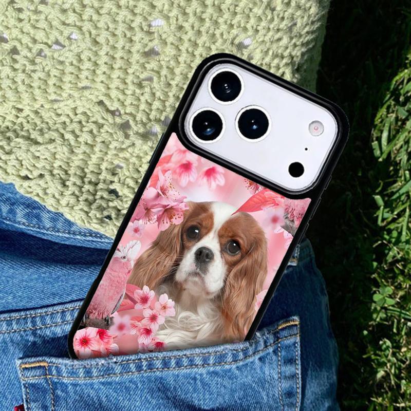 Cavalier King Charles Spaniel soft Phone Case Cover for IPhone 11 12 13 14 15 16e 17 Pro Max Coque for IPhone 17 Air