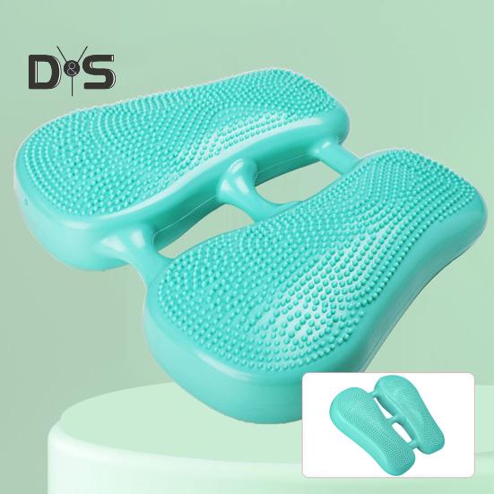 Надувной степпер с противоскользящим покрытием для йоги, тренировки равновесия, педальный тренажер, коврик для домашнего офиса, тренажерного зала, многофункциональный воздушный степпер, портативное фитнес-оборудование