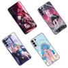 Blue Archive Game Black Silicone Phone Case For Samsung Galaxy S23 S21 S20 FE S24 S22 Ultra S10E S10 S9 S8 Plus