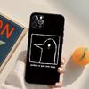 Чехол для мобильного телефона Apple Iphone15 Mini, чехол для мобильного телефона Good Night Pengpeng, окрашенный чехол для телефона Huawei Anti-Drop Hand