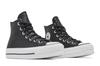 Converse Кеды Chuck Taylor All Star Lift Hi Черная Кожа (Женский)