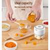 Compact Wireless Electric Garlic Chopper & Masher: Multi-functional Kitchen Tool for Mincing and Mashing Garlic