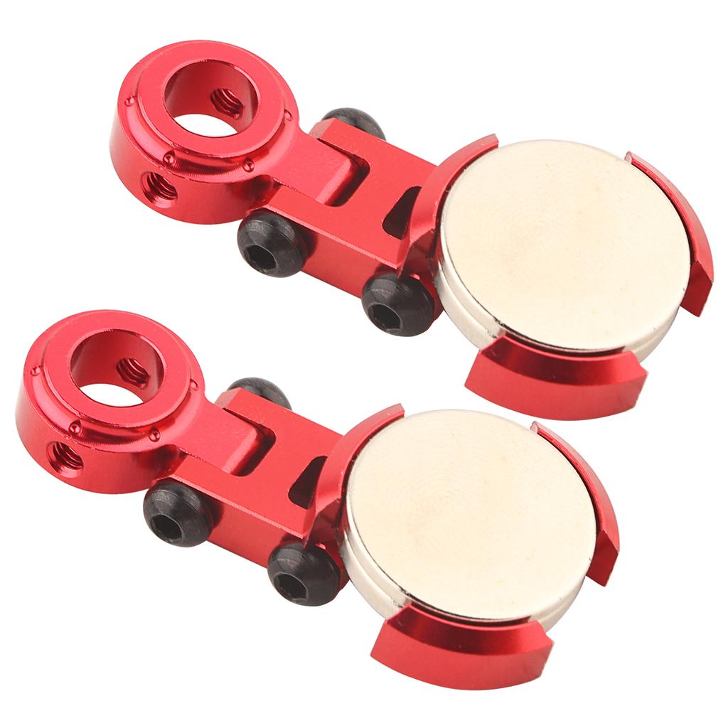 2 шт. Аксессуары для модельных машин Металлические Магнитные Скрытые Крепления для кузова для Радиоуправляемой машины (Темно-синий)