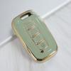 3/4Button TPU Car Key Fob Shell Cover for Hyundai Genesis Coupe Sonata Ix35 for KIA Forte Sportage K2 K5 Smart Key Case Keychain
