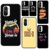 Дом там, где лошадь Чехол для POCO F3 F1 F2 M3 M4 X4 Pro GT X3 Pro Чехол для Xiaomi Mi 11 Lite 12 X Mi 11T Pro