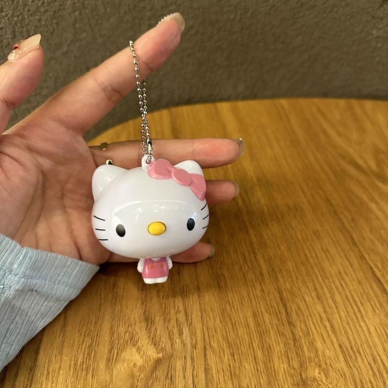 1 шт. Портативная мини-рулетка Hello Kitty, компактная, выдвижная, мультяшная, мягкая - для измерений тела, одежды, телескопическая линейка
