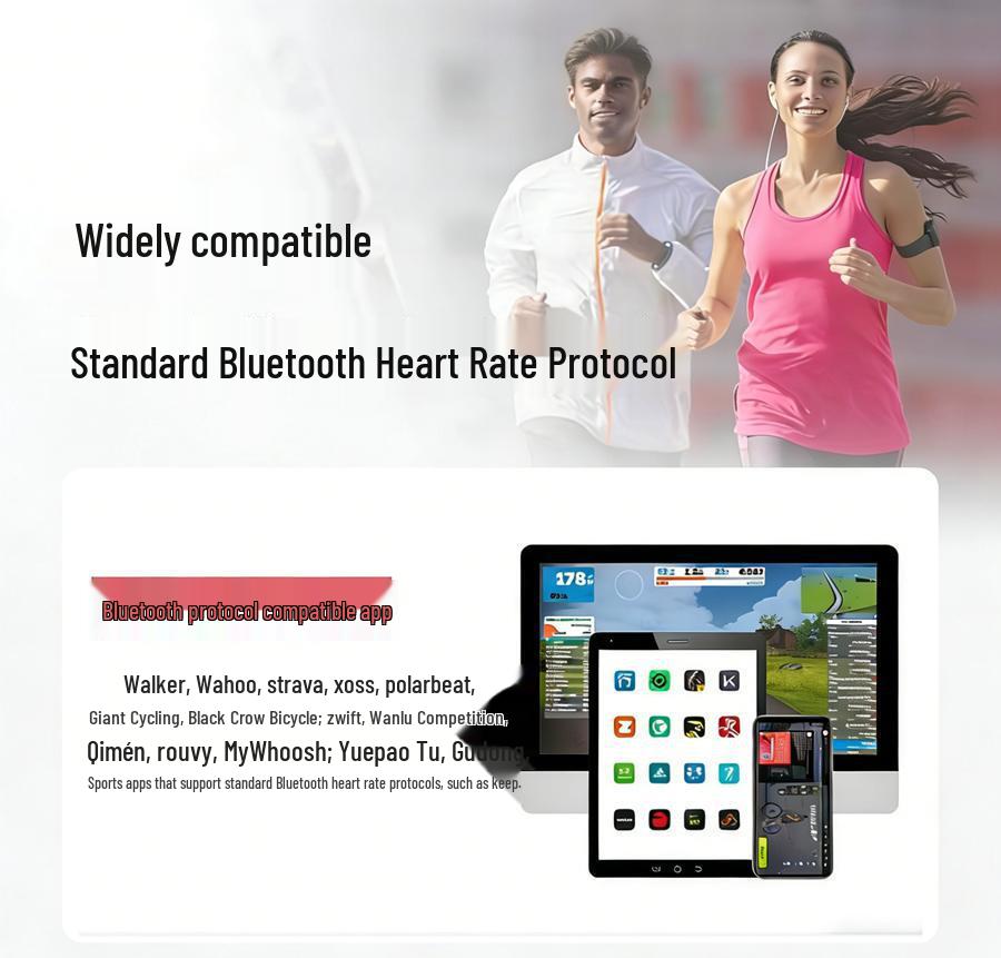 Multi-APP Heart Rate Monitoring Armband for Running, Cycling, and Outdoor Sports
