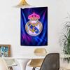 Real Madrid Aesthetic Tapestry Rustic Farmhouse Perfect for Reading Corner Dorm Wall Balcony Multipurpose Tasseled Design Ideal Gift for Housewarming