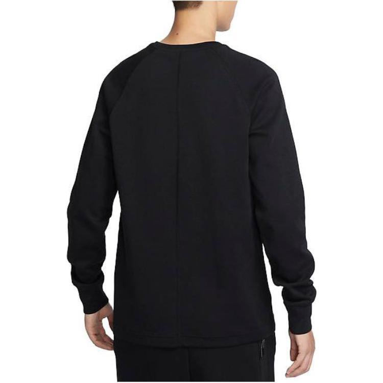 Nike Sweatshirts Men's Black Crew Neck Moderate Regular FD9881-010