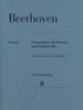 Beethoven: Variations for Cello: Op.66, WoO.45-46 / Urtext Edition / Henle / Cello and Piano