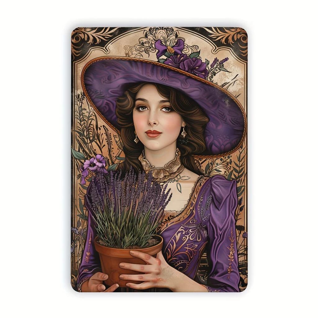 Vintage Bird Cactus Flamingo Metal Tin Sign Wall Art for Home, Bar, Garage & Garden Decor | Easy-Hang Vintage Animal Design