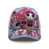 Baseball Character Frozen Hat With Breathable Polyester Material Protection Sun