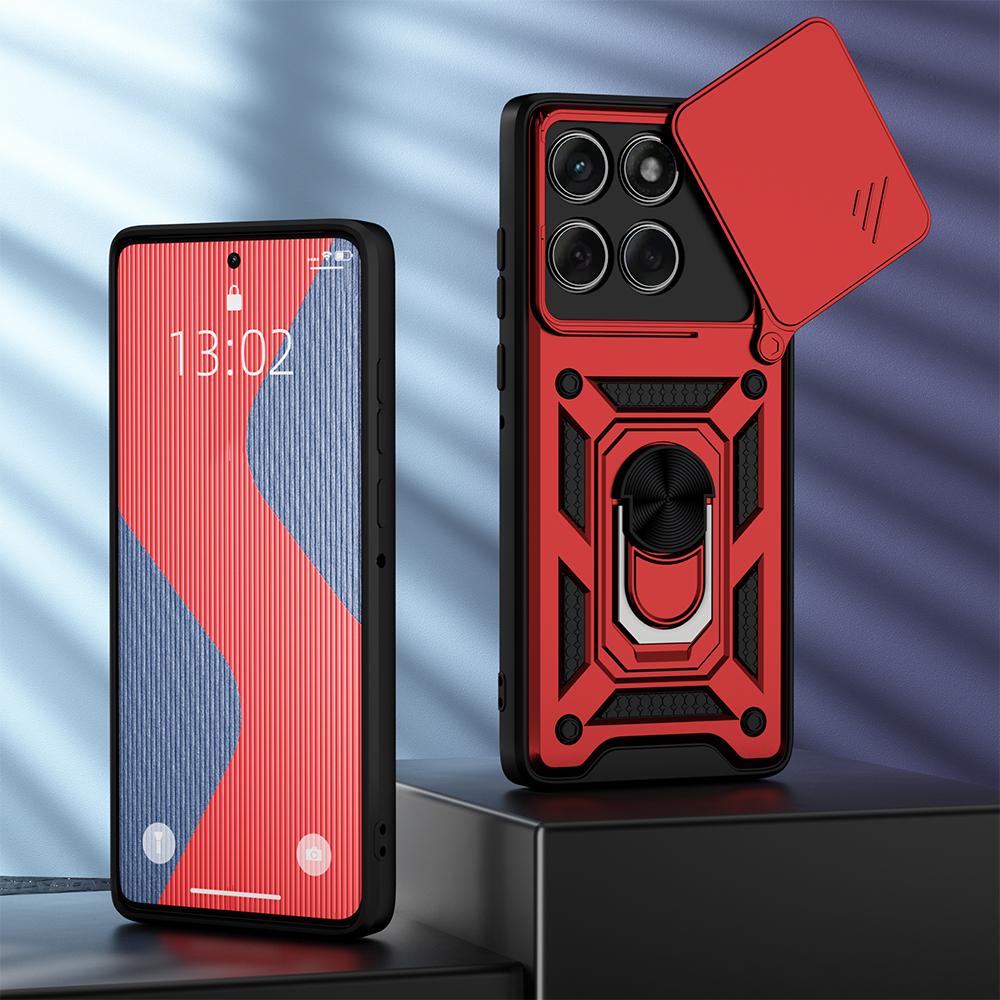 KEYSION Противоударный чехол для Motorola Edge 60 Fusion 5G, защитное кольцо для камеры, подставка, чехол для телефона MOTO Edge 60 Fusion 5G