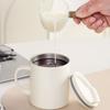 Rotating Dust Cover Insulated Coffee Mug 300 ML Milk Cup Minimalist Thermos Cup  Study