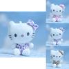 Adorable Cute Kawaii Kt Cat Plush Toy Keychain Soft Doll Bag Accessory 12cm
