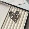 Minimalist Metal Pins Brooch Gold Silver Color Love Brooches Enamel Heart Pins  for Vintage Gifts