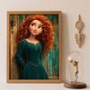 Набор для алмазной мозаики Мерида 5D DIY, подходит для начинающих и любителей рукоделия, украшение интерьера