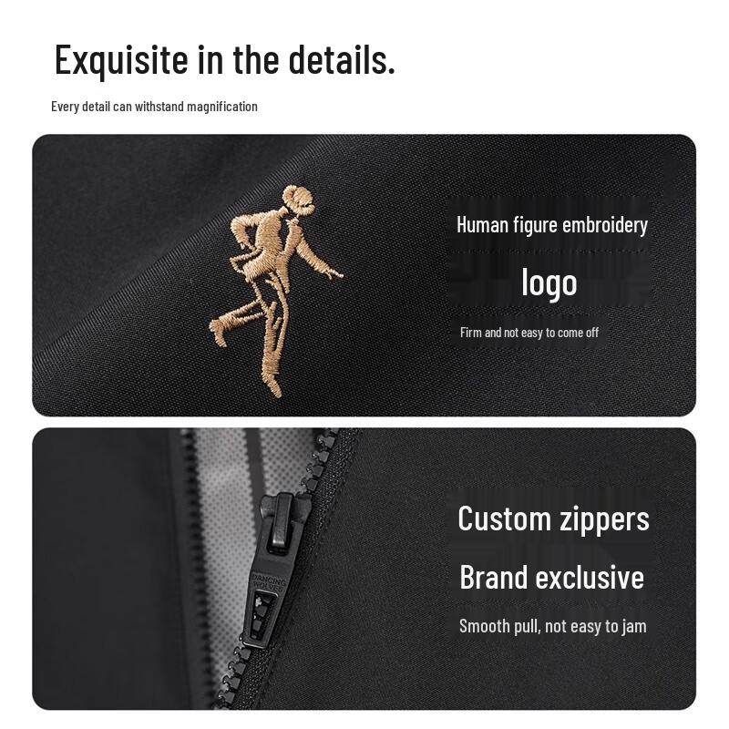 Dance With Wolves Men's DuPont 3-Proof Hooded Jacket