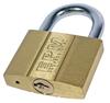 BRASS PADLOCK 5 KEYS 50MM - E-750-0003