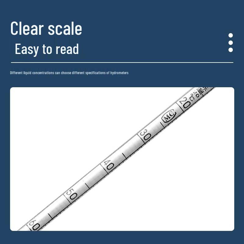 Гидрометр и солемер для измерения плотности и концентрации жидкости