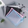 A4A5 Transparent Nylon Mesh Bag - Cosmetics, Toys, Building Blocks & Pencil Storage with Zipper