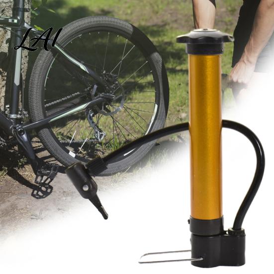 Foldable Mini Bike Pump High Pressure Pump Portable Air with Heavy Duty Ball Pedal Aluminum Alloy Tire Inflator for Road Mountain Bicycle Motorbike