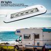 12V RV Van Camper Exterior Lamp 8W Motorhome Caravan Interior Wall Lamps 6000K Waterproof Awning Lights Universal RV Accessories