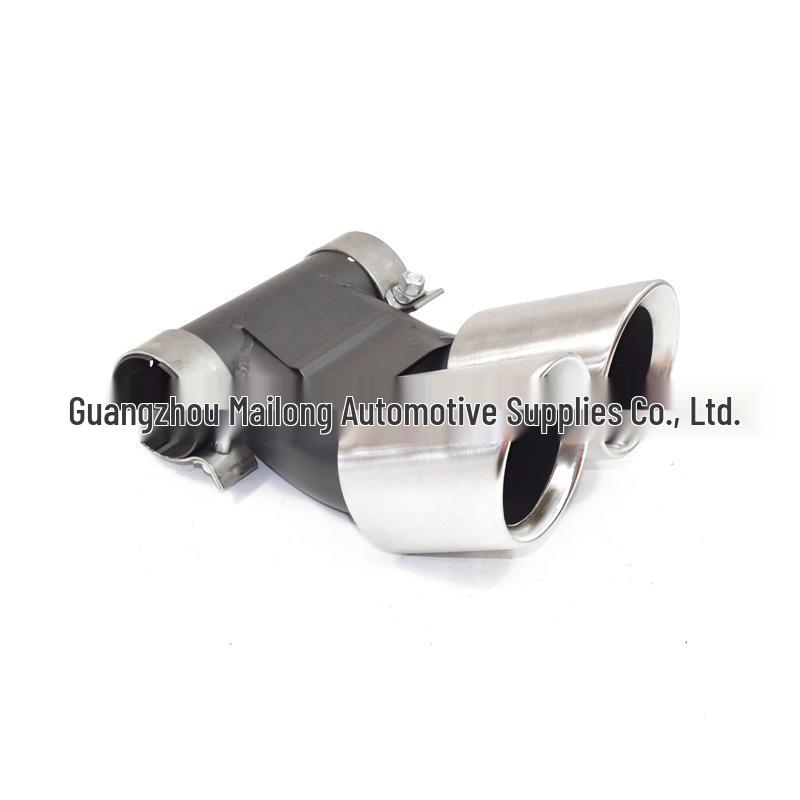 Черный патрубок с двумя выходами для Porsche 718 Boxster/Cayman 981 GTS Модификация выхлопной системы