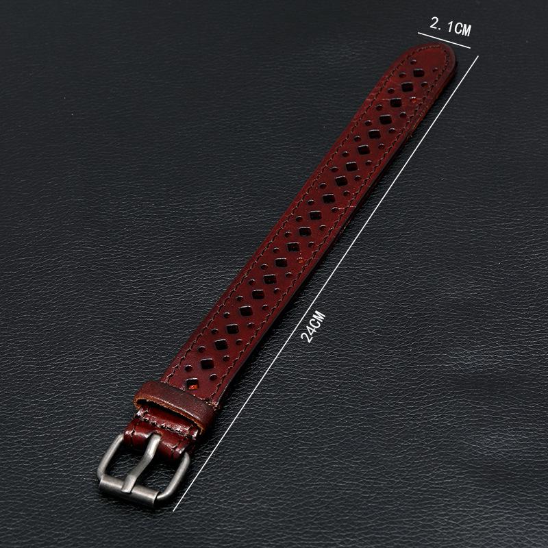 Men Bracelets Punk Rivet Wide Leather Multilayer Motorcycle Cycling Club Wrap Goth Bracelet For Women Charm Couple Hand Jewelry