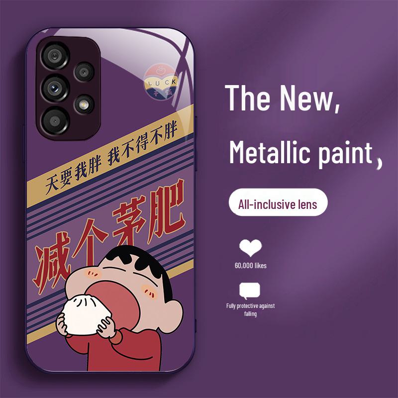 Чехол Samsung Liquid Glass S23 S21 S8 Trendy Xiaoxin Puls для мужчин и женщин 11 Funny Fit.