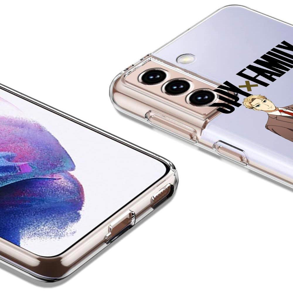 Чехол для телефона Spy x Family Anya Forger для Samsung Galaxy S22 S20 Ultra S21 FE 5G S10E S9 S8 S10 Plus Note 20 10 Lite, прозрачный чехол