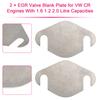 2 × EGR Valve Blank Plate for VW CR Engines With 1.6 1.2 2.0 Litre Capacities