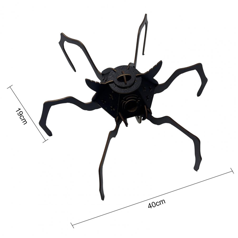 3D Деревянный Паук Набор для Сделай Сам Хэллоуин Деревянный Проект для Рукоделия Стимпанк Механический Паук 3D Деревянный Пазл для Хэллоуина