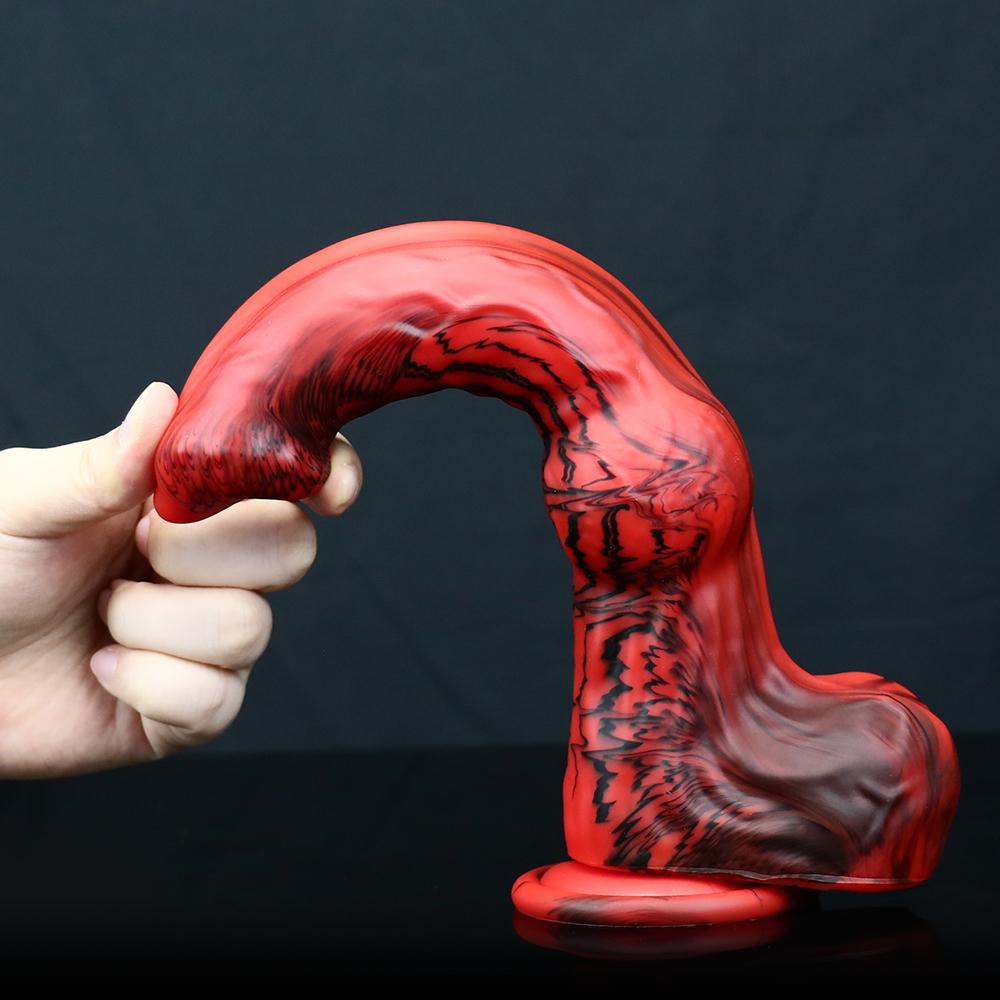 Силиконовый пенис для животных, дилдо для собак, мягкий член-монстр с присоской, анальная пробка, игрушка для мужской и женской мастурбации, взрослые анальные секс-игрушки для женщин