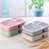 Lunch Box Stackable Bento Box with 3 Compartments Reusable Meal Prep Containers for Kids Adults BPA Free Freshness Preserving Lid Lightweight