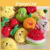 Watermelon Mini Cherry Fruit Plush Doll Keyring Girls Gifts Bag Decor Pendant