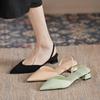Sandals Women Summer Fashion Women's Sandals Pointed Pumps Women Shoes Office Dress Shoes Sexy Square Heel High Shoes