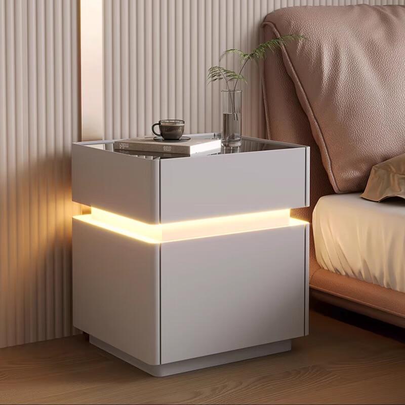 Italian Minimalist Smart Bedside Table