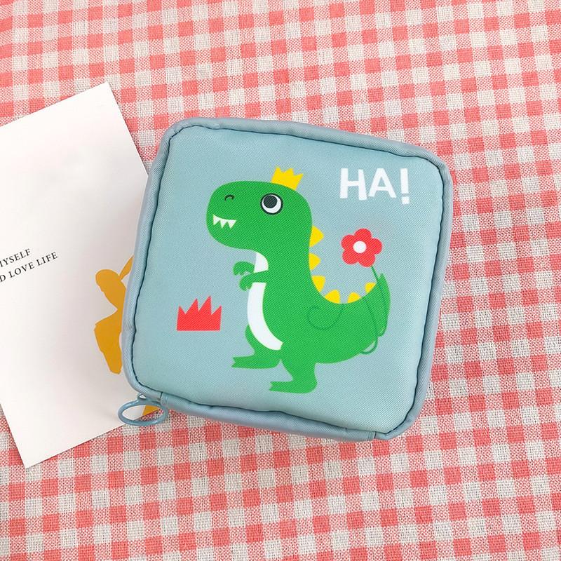 1pc Sanitary Napkin Storage Bag Portable Cosmetic Lipstick Storage Bag Travel Earphone Coin Organizer Pouch Bags Cute Girl Bag