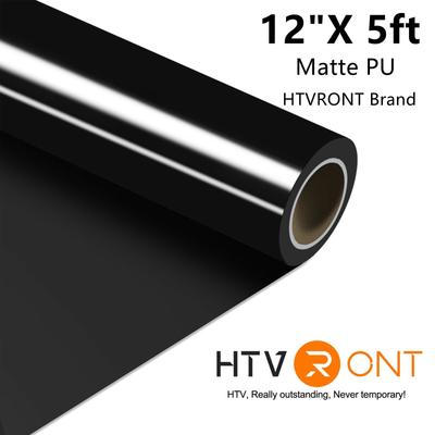 12"X 5 футов/30x152 см HTVRONT термотрансферный матовый полиуретановый эластичный винил для печати на одежде, футболках, своими руками Cricut, утюгом на рулонной пленке HTV