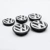 56MM/65MM/66MM Original Car Wheel Center Hub Caps Covers For Volkswagen VW R GTI Emblem Auto Badge Hubcaps Decoration Accessorie