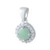 Silver Pendant with Emerald 0.644ct (2042327)
