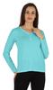 Solid Button Henley T-shirt For Women  S Casual Basic  Long Sleeve  Tee