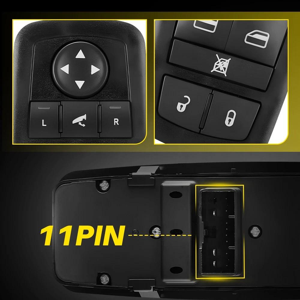56046826AE Power Window Switch Left Driver Control Button For 2016-2022 Ram 1500 2500 2011-2012 Dodge Journey 2012 Chrysler 300