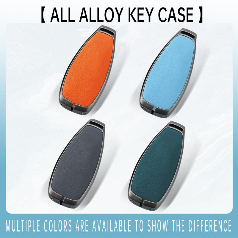 Zinc Alloy Car Key Pack for Ford ST Line Fiesta Focus Mondeo Ecosport Kuga Puma Edge Escape Metallic Car Key Fob Case Accessorie