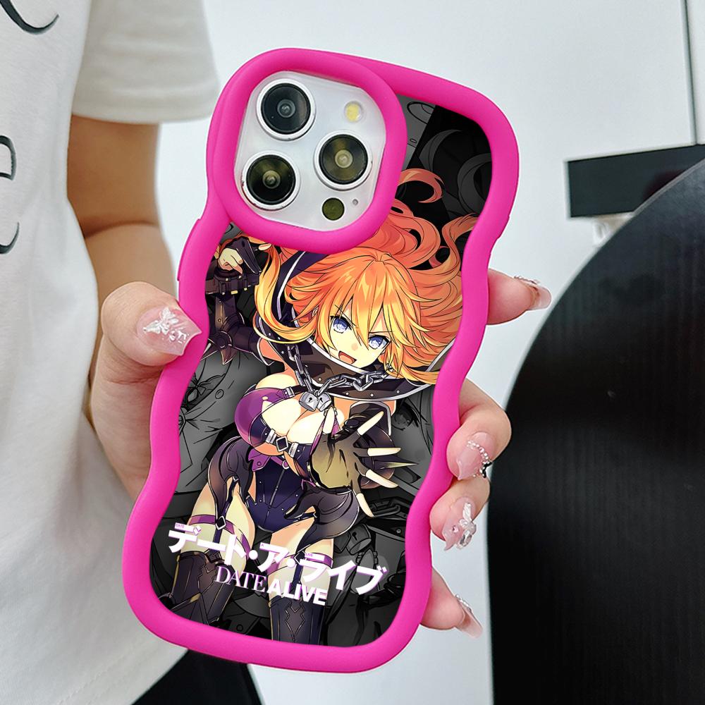 Date a Live Ямай Кагуя Чехол для мобильного телефона из ТПУ с волнистым краем для iPhone 17 16 15 14 13 12 11 Air Pro Max Plus Цветная крышка