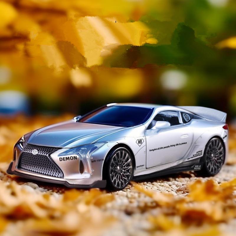 1/32 LEXUS LC500 литой спортивный автомобиль модель игрушечный гоночный автомобиль модель транспортного средства имитация звук и свет автомобиль игрушки коллекционный детский подарок